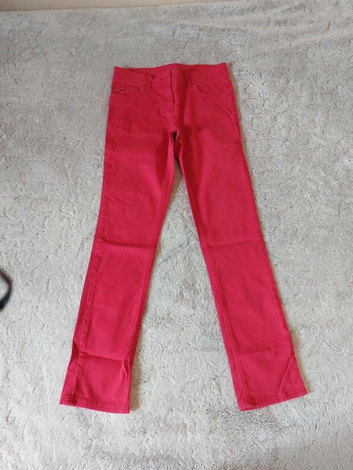 Jeans rouge Eilook 14ans - photo numéro 1