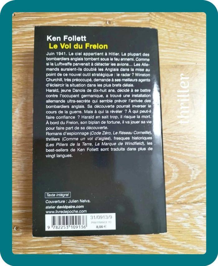 Livre : Ken Follett Le vol du Frelon - photo numéro 2