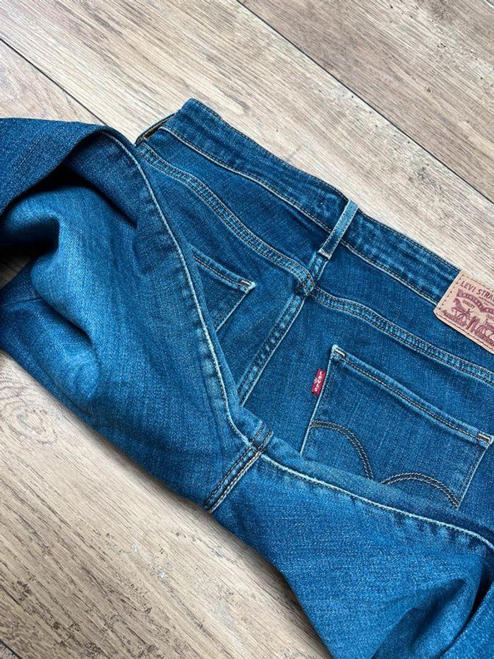 Jean slim Levis bleu foncé. Taille 36 taille haute 721 skinny - photo numéro 8