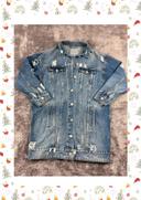 👕 Veste longue en Jeans vintage y2k Bleu Clair Taille M 👕