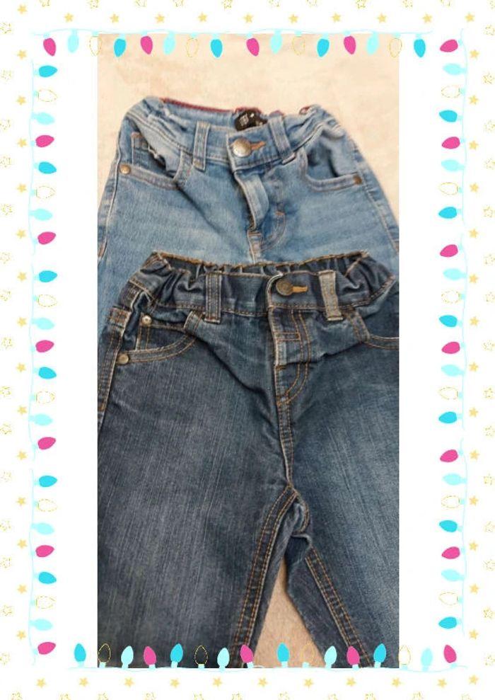 Lot 2 jeans garçon bien portés 4 ans - photo numéro 2