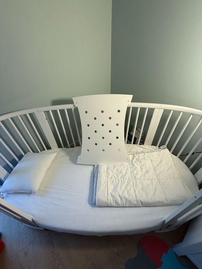 Lit sleepi stokke + extension junior + matelas junior - photo numéro 6