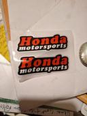 2 Stickers Honda