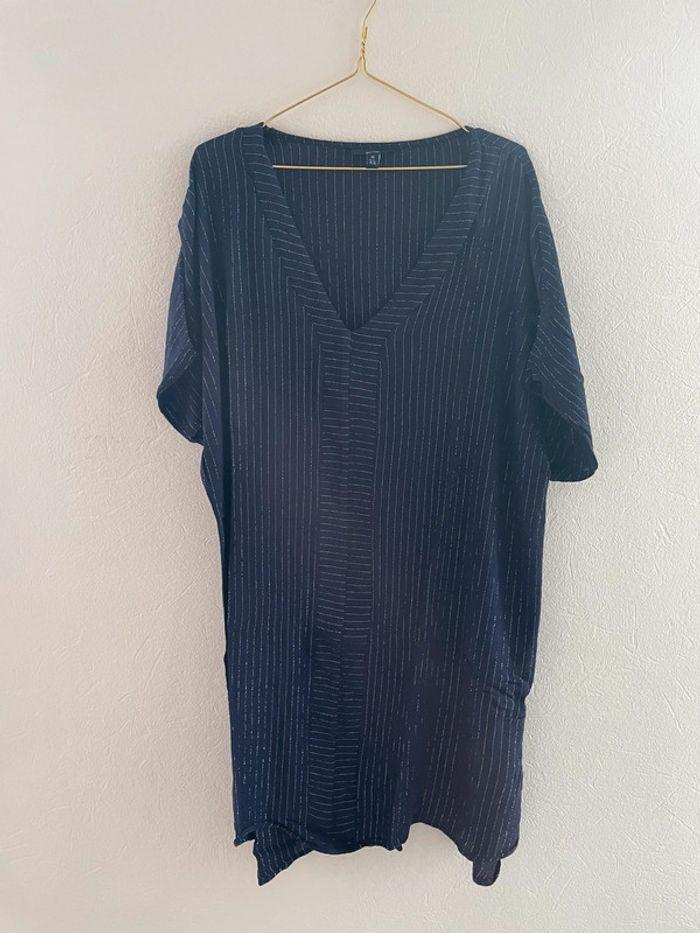 Robe tunique bleu marine - photo numéro 1