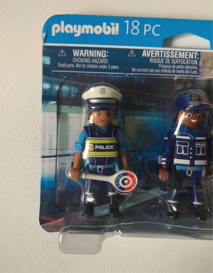 3 personnages police playmobil city action - photo numéro 4