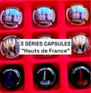 3 séries de capsules Champagne Artois / Hauts de France