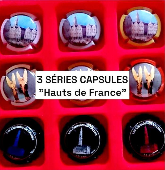 3 séries de capsules Champagne Artois / Hauts de France - photo numéro 1