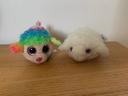 Lot de deux mini peluches