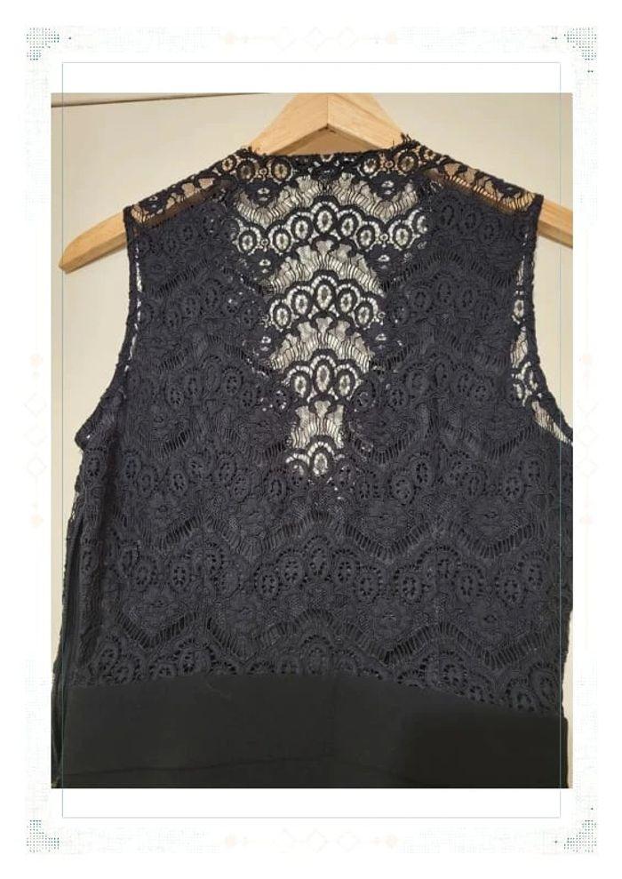 robe de cocktail noire Claudie Pierlot noir taille 34 - photo numéro 5