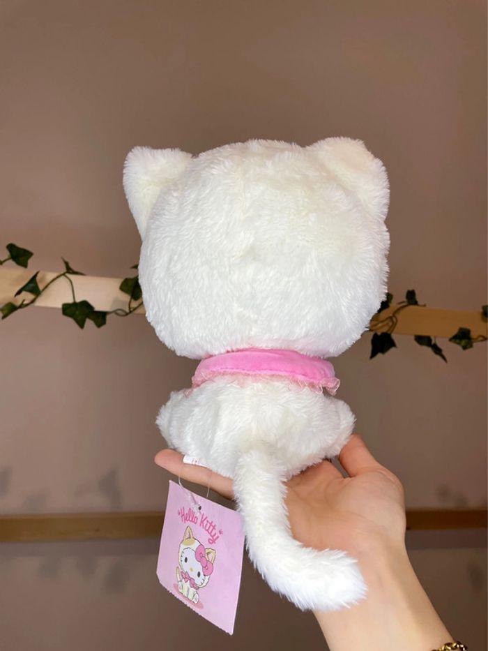 Peluche Hello Kitty déguisement chaton blanc - photo numéro 7