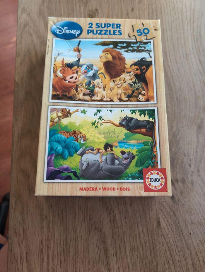 2 super puzzles Disney 50 pièces chacun - photo numéro 1