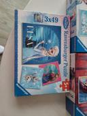 Lot puzzles reines des neiges