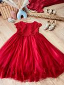 Taille 10 ans robe princesse fille Orchestra rouge bordeaux * broderie et tulle * 🌹