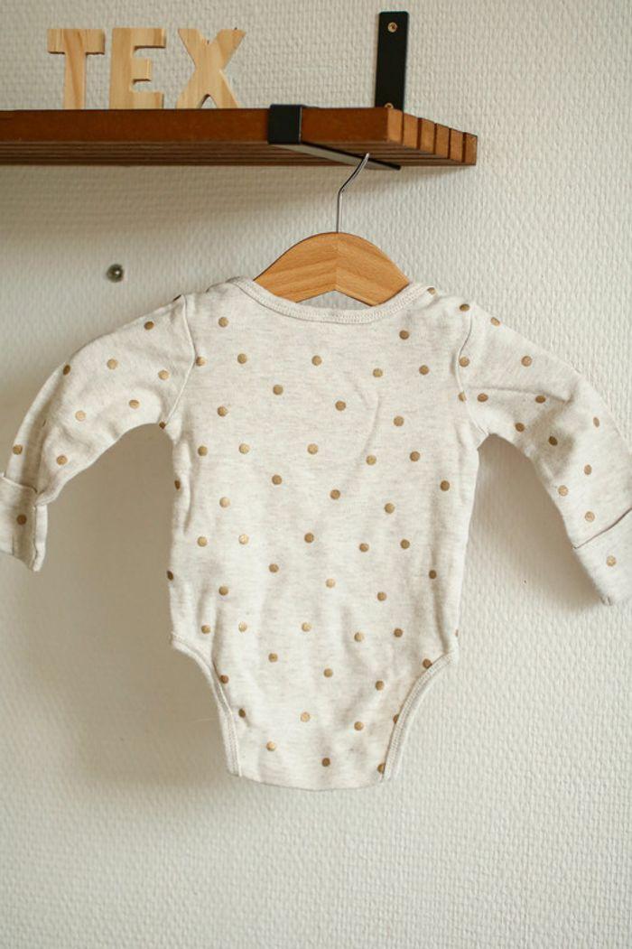 Body beige manches longues souris, Tex, 3 mois - photo numéro 4