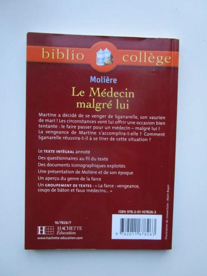 Bibliocollège - Le Médecin malgré lui, Molière - photo numéro 2