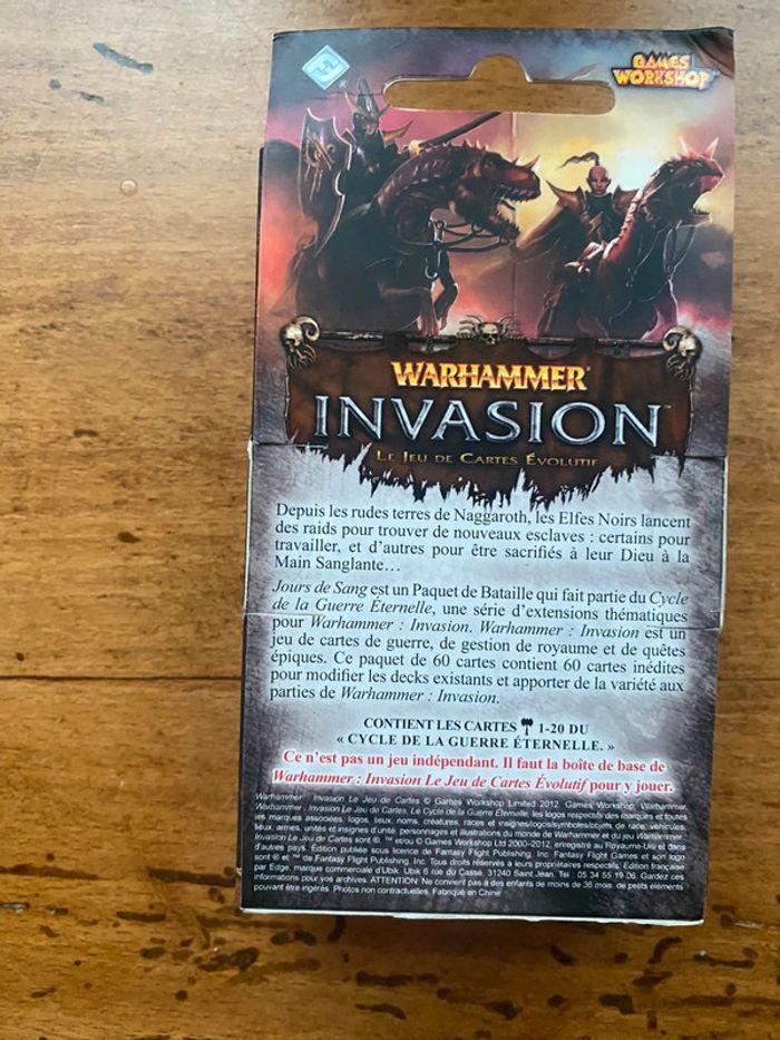 Jeu de cartes invasion neuf - photo numéro 3