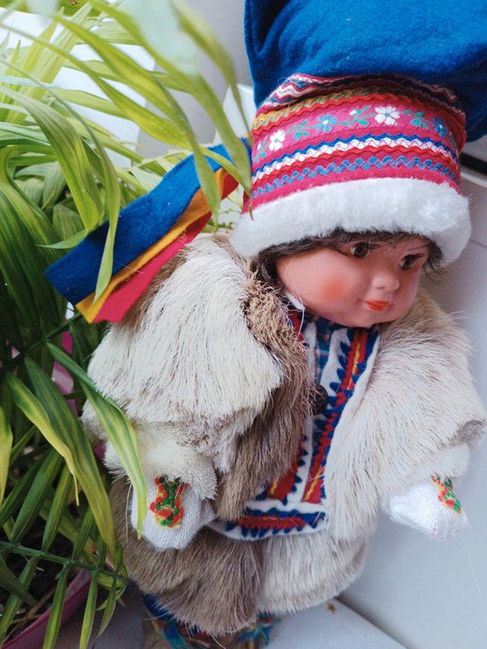 Poupée doll ethnique traditionnelle traditionnel esquimaux eskimo Alaska inuite fille garcon - photo numéro 12