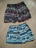 Shorts légers fluides motifs éléphants