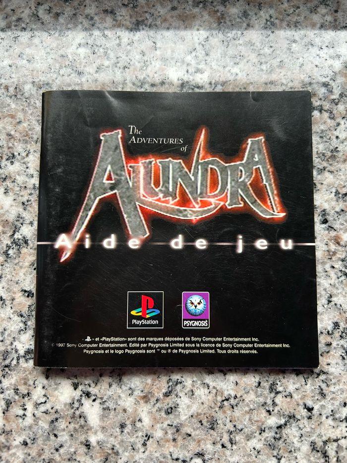 Jeu PlayStation 1 avec notice et boîte complet : Alundra, très bon état - photo numéro 3