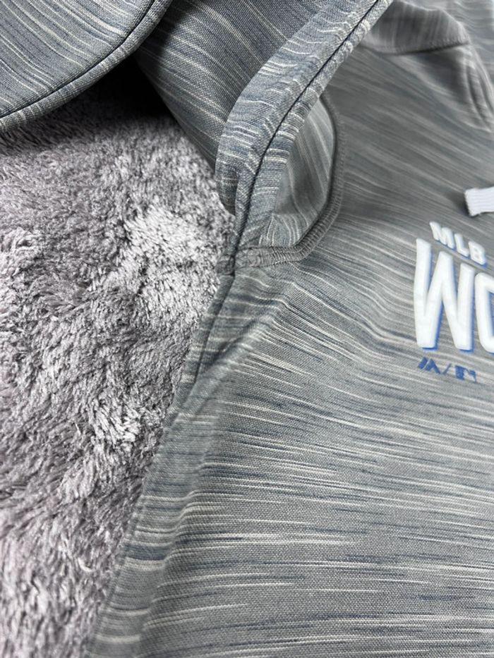 👕 Sweat à capuche Veste University Rare Vintage y2k 90s 2000s World Series Gris Taille S 👕 - photo numéro 9