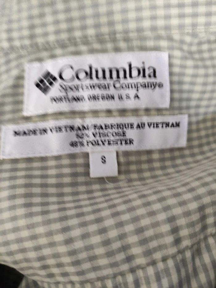 Chemise à carreaux multicouleurs Columbia Taille S - photo numéro 4