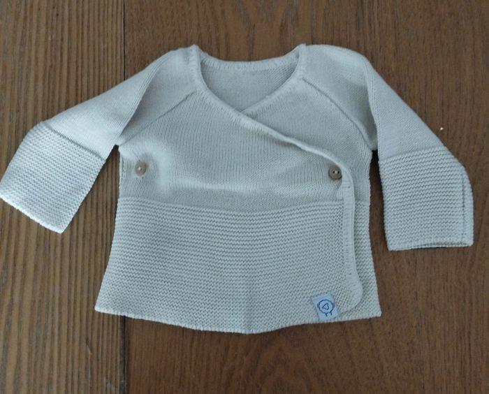 5 gilets bébé 0/1 mois - photo numéro 8