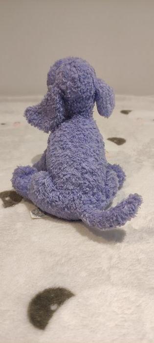 Peluche chien violet - photo numéro 4