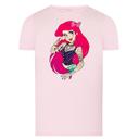 T-shirt princesse ariel rose