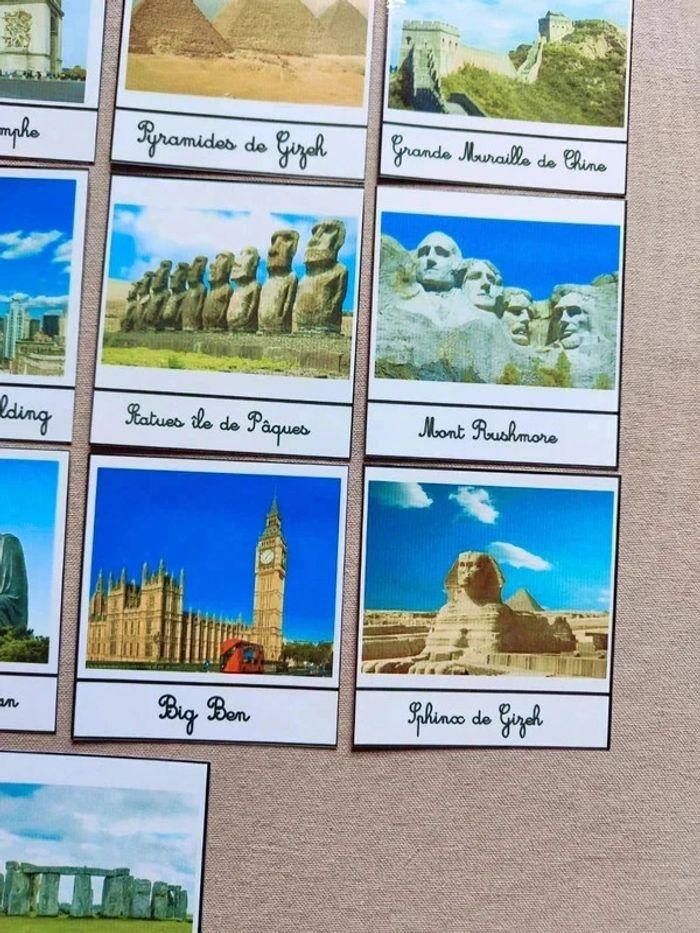 Cartes de nomenclature des 17 grands monuments du monde Montessori - photo numéro 9