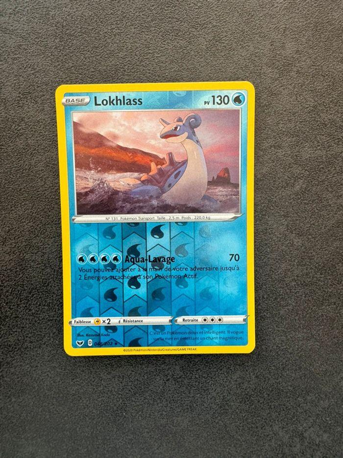 Carte Pokémon Lokhlass Reverse 048/202 Épée et Bouclier - photo numéro 3