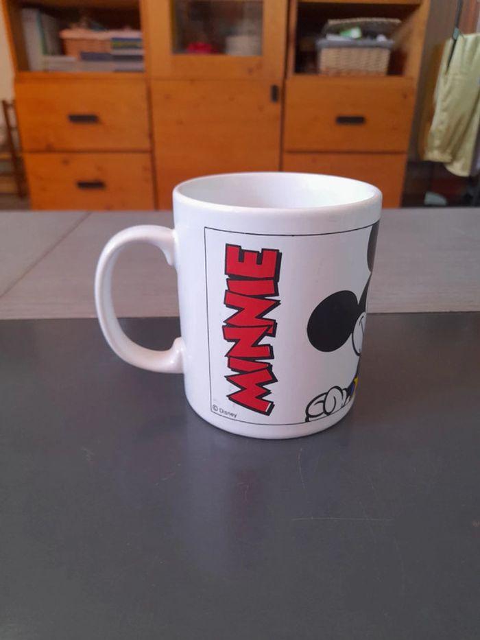 Lot de 2 tasses mickey et minnie - photo numéro 2