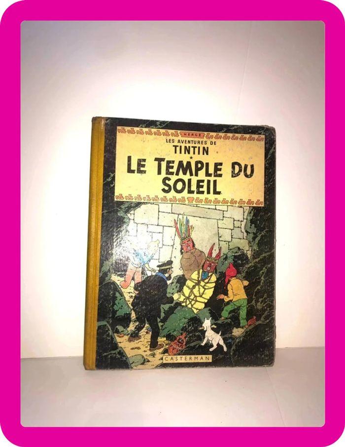 Bd Les aventures de tintin, Hergé 1956 B17 le temple du soleil - photo numéro 2