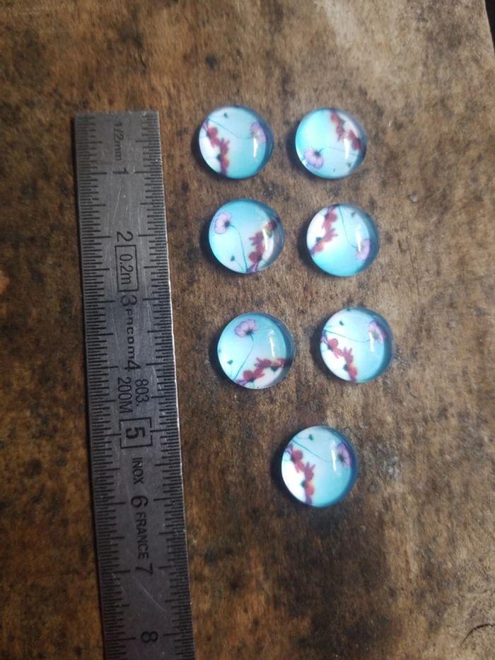 Lot de 7 cabochons - photo numéro 2