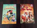 2 beaux livres Disney le Noël de Mickey et rox et rouky hachette parfait état