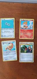 Lot de 4 cartes Pokemon