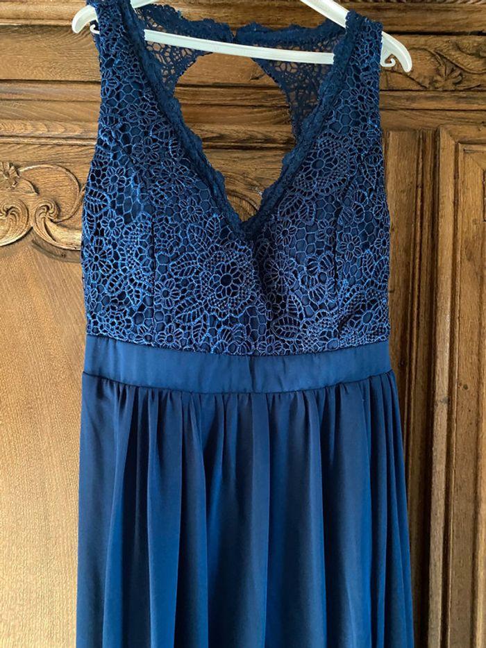 Robe de cérémonie bleu marine - photo numéro 2