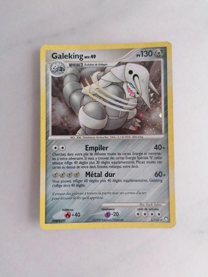 Carte Pokémon galeking niv49 holo