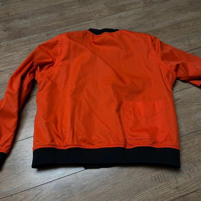 Veste Bombers, réversible, noire et orange par Louis Marie de Castelbajac taille L - photo numéro 7