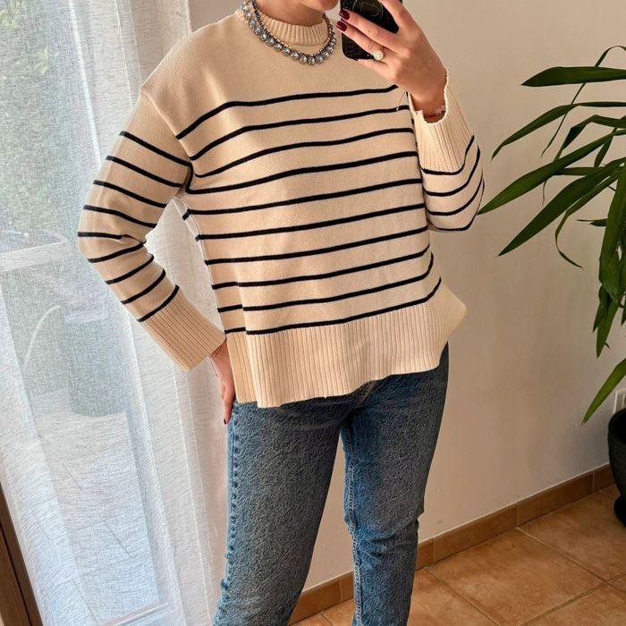 Pull rayé Zara - Taille S - photo numéro 2