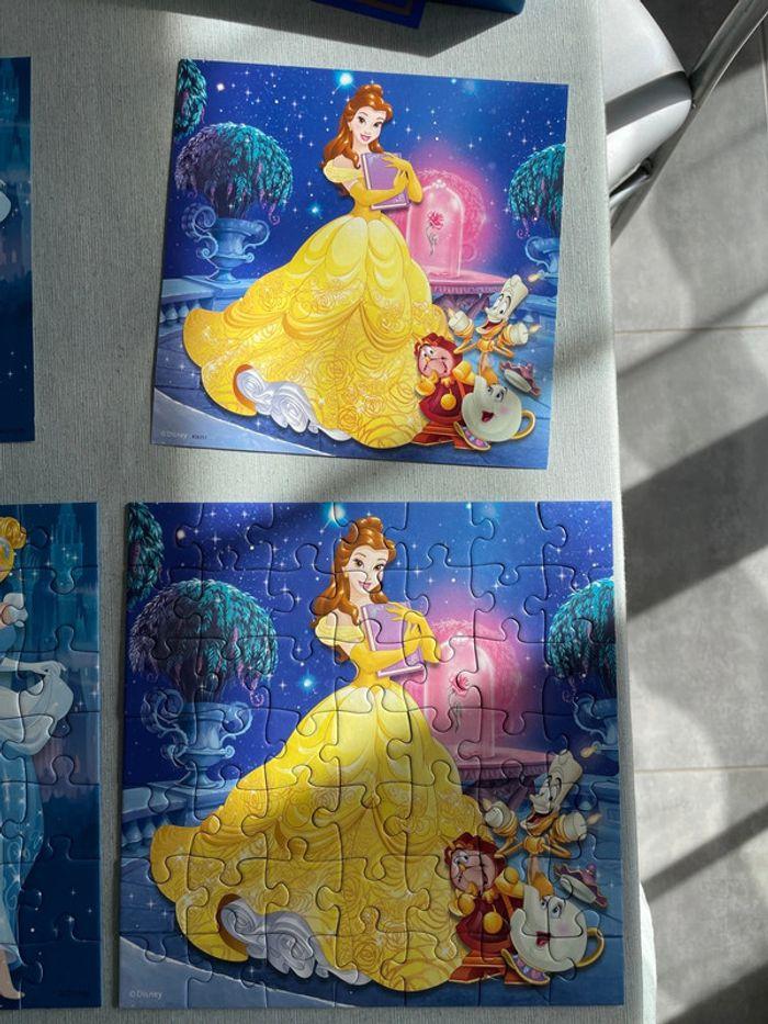 Lot 3 puzzles 49 pièces Princesses Disney - photo numéro 3