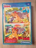 2 puzzles le roi lion Disney 2 x 20 pièces Clementori