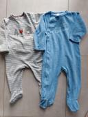 Lot 2 pyjama velours renard