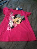 Tee shirt  rose 9 ans