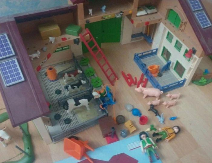 Grande ferme 5119 moderne avec silo playmobil country avec animaux et accessoires - photo numéro 5