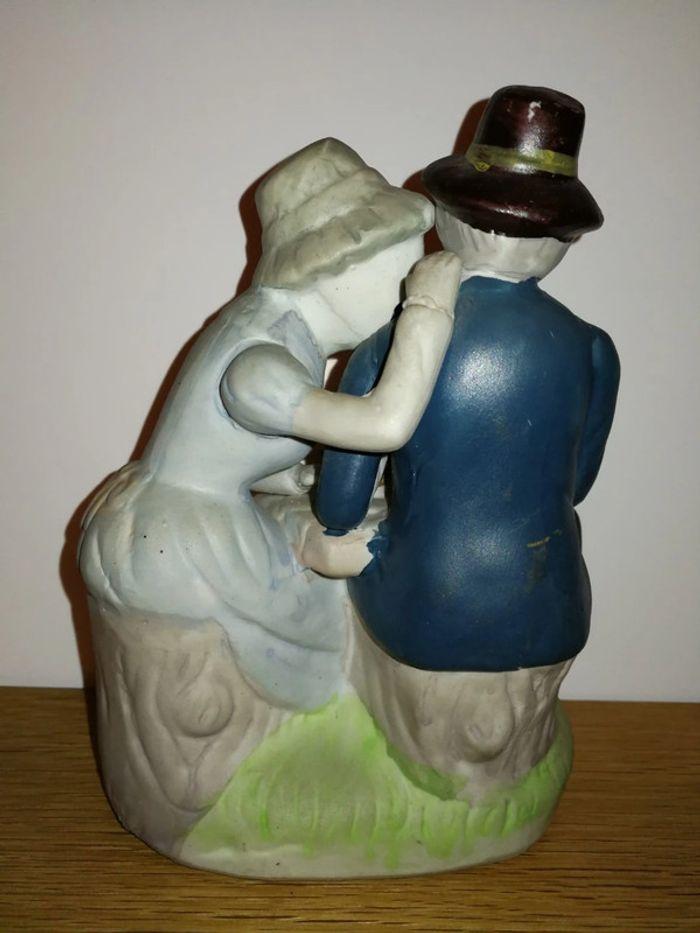 Figurine "couple de vieux" Vintage - photo numéro 5