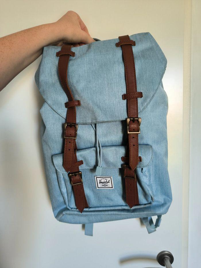 Sac à dos Herschel en jeans - photo numéro 1