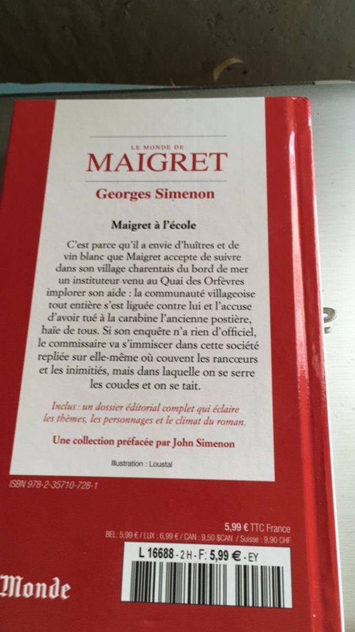 Lot 4 livres Maigret de Georges Simenon - photo numéro 3