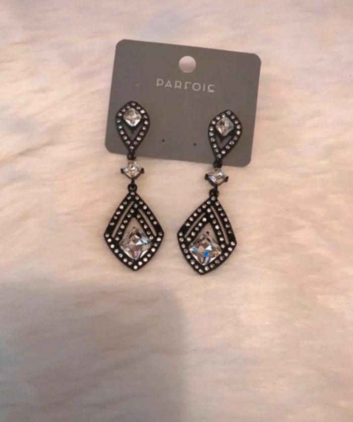 Boucles d’oreilles à strass - photo numéro 4