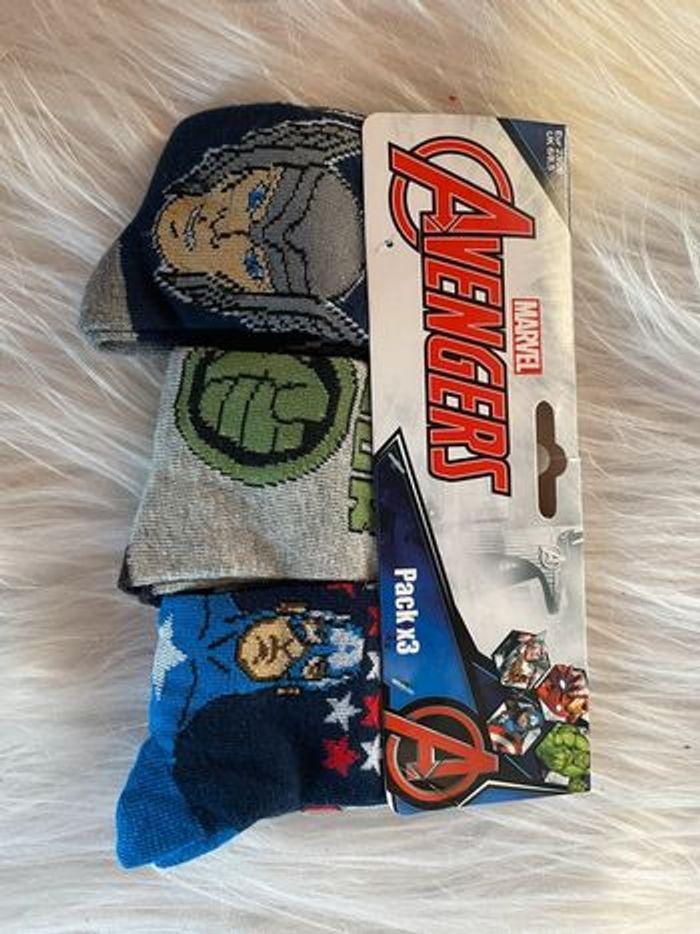 Lot de chaussettes avengers