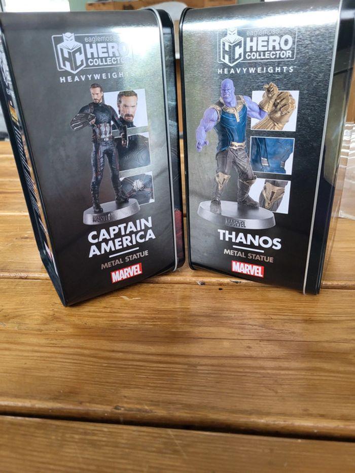 Lot de 2 figurines Marvel Eaglemoss Thanos et Captain America neuve 🏷 - photo numéro 4